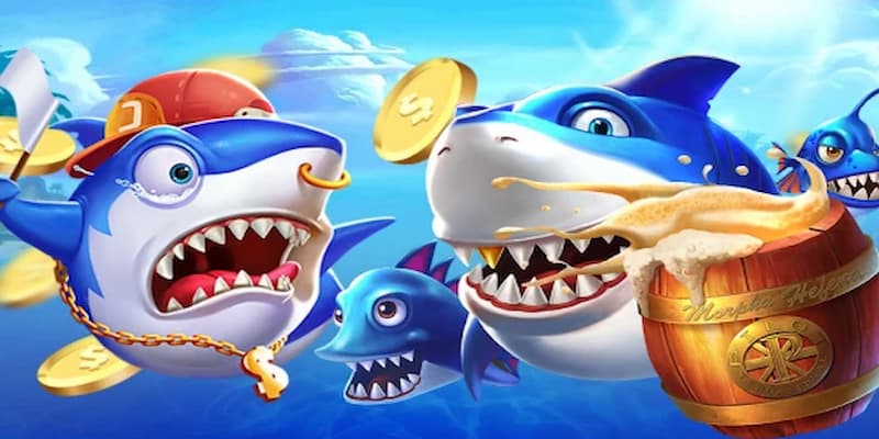 CF68 - Bắn cá đại dương xanh săn cá siêu hấp dẫn